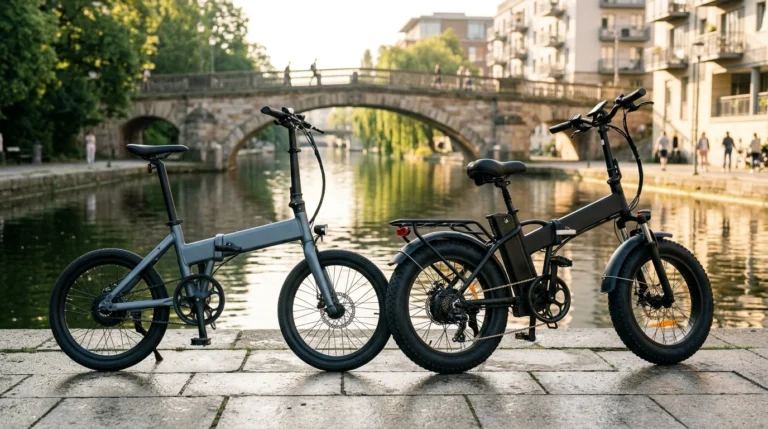 ADO E-Bike vs Heybike folding electric commuter bikes side-by-side comparison