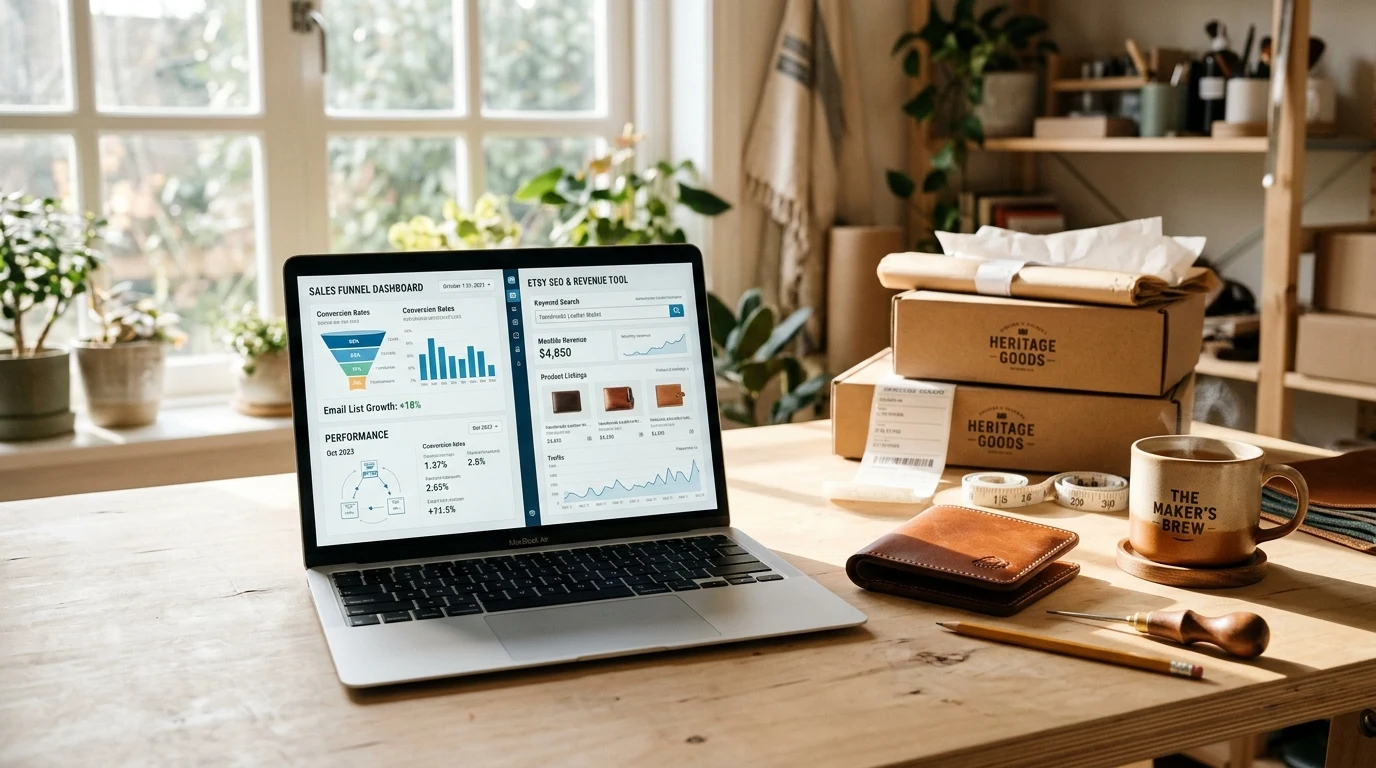 Best E-Commerce Growth Software: All-In-One Sales Funnels & Etsy SEO Research Tools