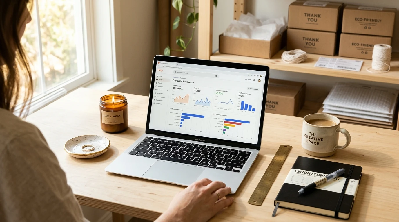 Everbee vs eRank Etsy seller analytics and product research workspace comparison