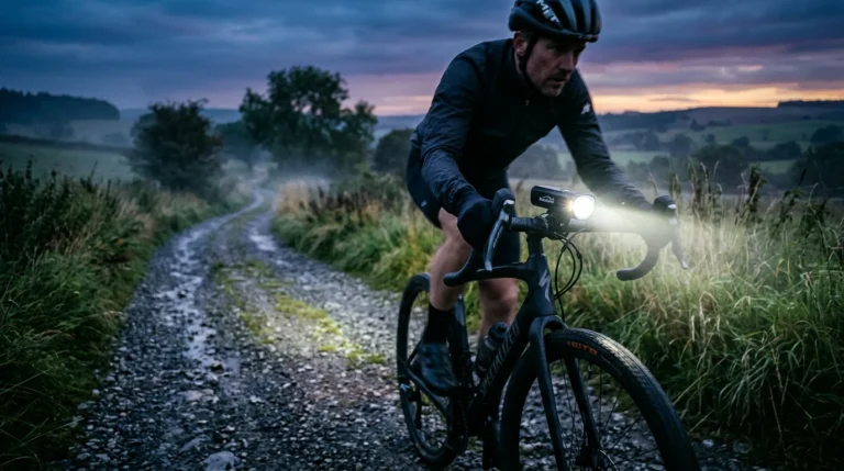 Magicshine vs Garmin bicycle front headlight night road cycling comparison